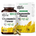Wild & Organic Chamomile Capsules 800 mg – Relaxation & Digestive Support (90 Count)