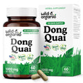 Wild & Organic Dong Quai Capsules for Women - 1000 mg, 60 Count, Vegan