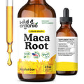 Wild & Organic Maca Root Liquid Drops – Peruvian Maca Tincture, 4 fl oz
