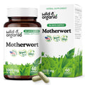 Wild & Organic Motherwort Capsules 1000 mg – Calmness & Women's Support (60 Vegan Capsules)