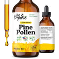 Wild & Organic Pine Pollen Tincture – Vegan, Alcohol-Free, 4 oz