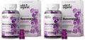 Wild & Organic Resveratrol Gummies 1000mg | Trans-Resveratrol for Antioxidant, Brain & Immune Support (Pack of 2)
