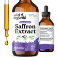 Wild & Organic Saffron Tincture – 88.5 mg per serving (4 oz) – Vegan, Alcohol & Sugar-Free