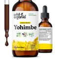 Wild & Organic Yohimbe Drops - 5 mg Yohimbine, Vegan & Alcohol-Free, 2 fl oz