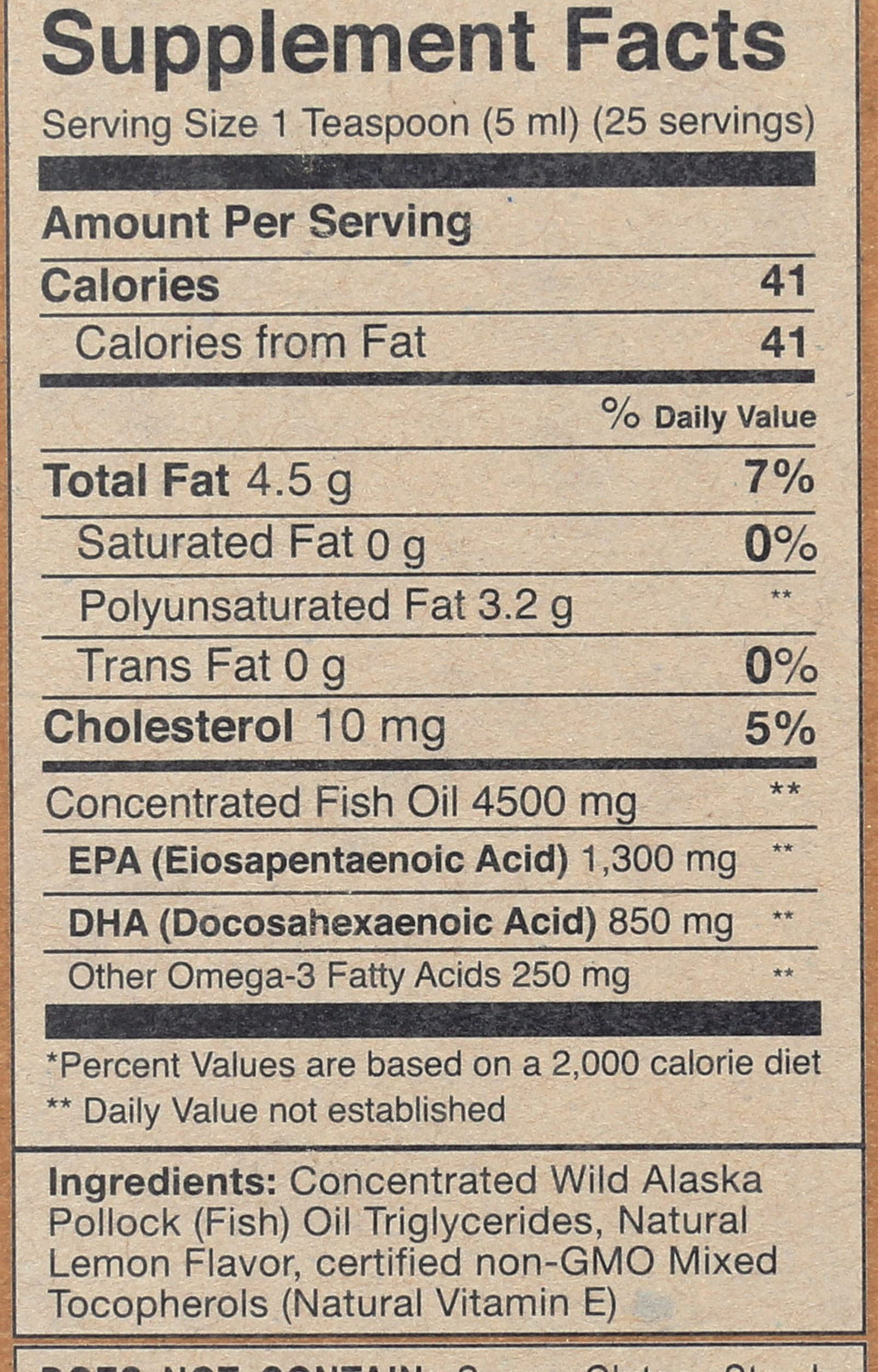 Wiley’s Finest Wild Alaskan Fish Oil Peak Omega-3 – Lemon Flavor, 2300mg EPA/DHA, 4.23 oz