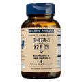 Wiley's Finest Wild Alaskan Fish Oil Vitamin K2 & D3 Softgels - 500mg EPA/DHA | 120 Servings