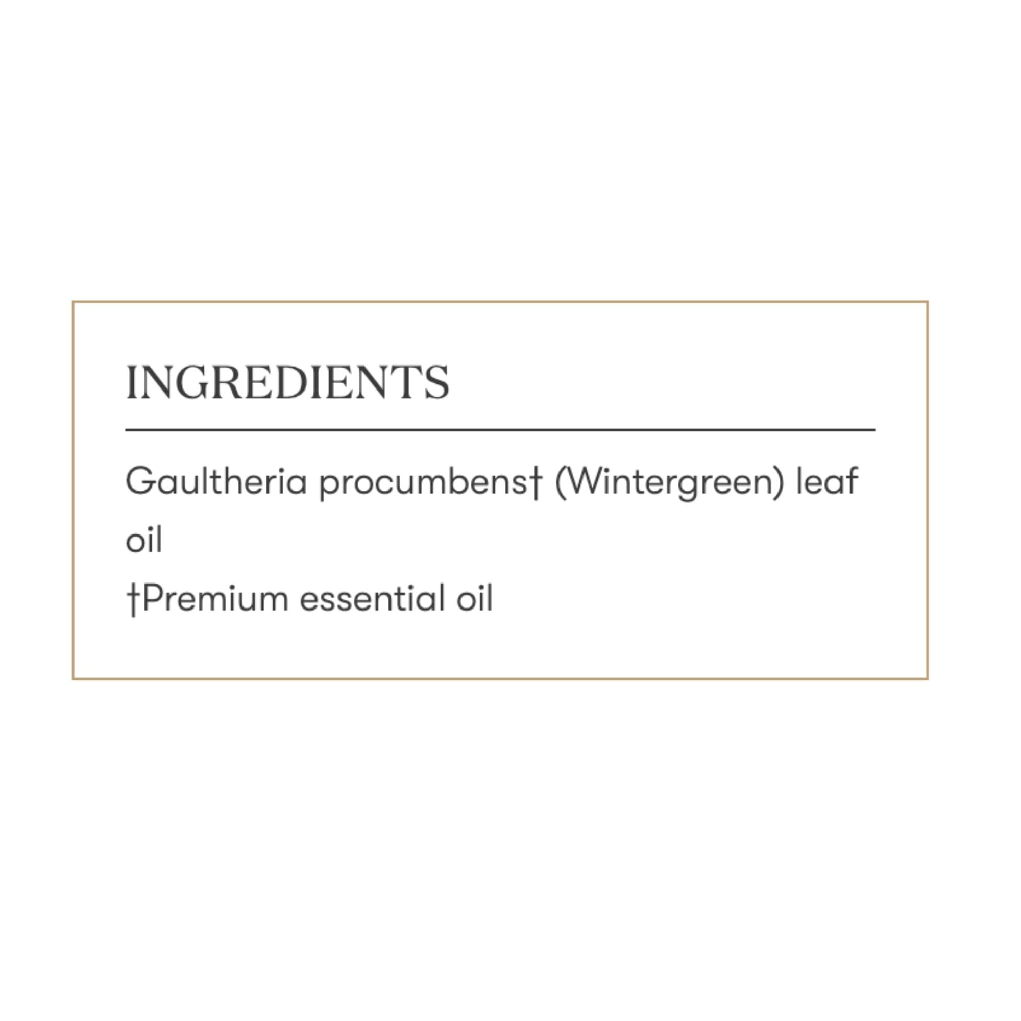 Wintergreen Pure Essential Oil 15ml – Young Living | Soothing Massage Oil | Minty Aroma