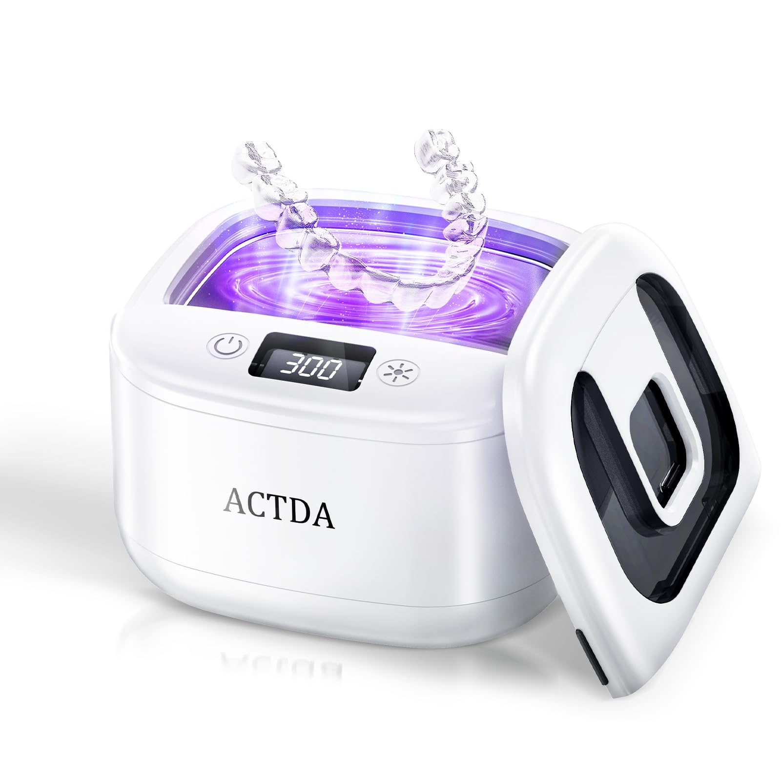 Wireless Ultrasonic Retainer Cleaner – Sonic Dental Cleaning Machine