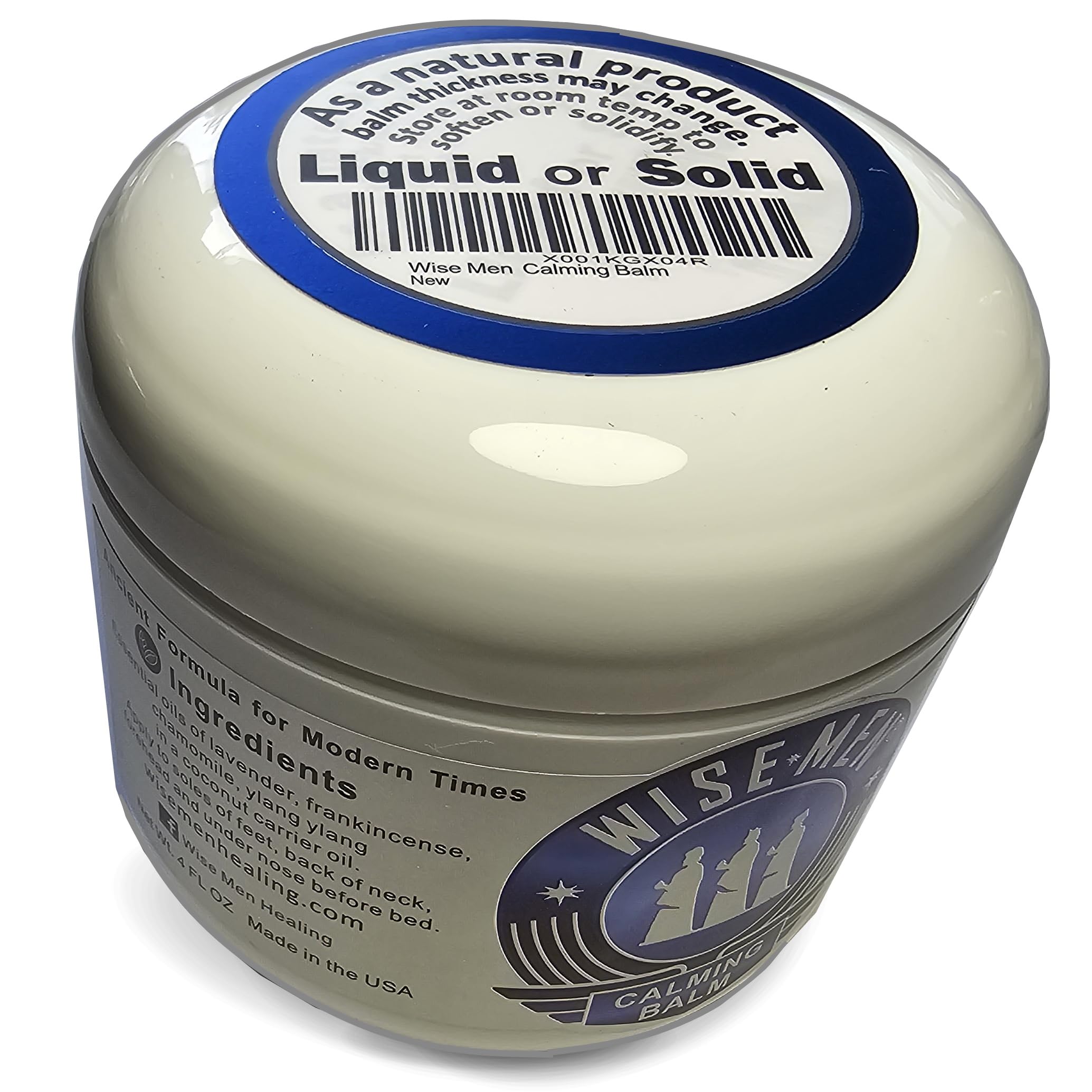Wise Men Calm Balm 4 oz Pack of 2 | Relaxation & Aromatherapy | Natural Essential Oil Remedy