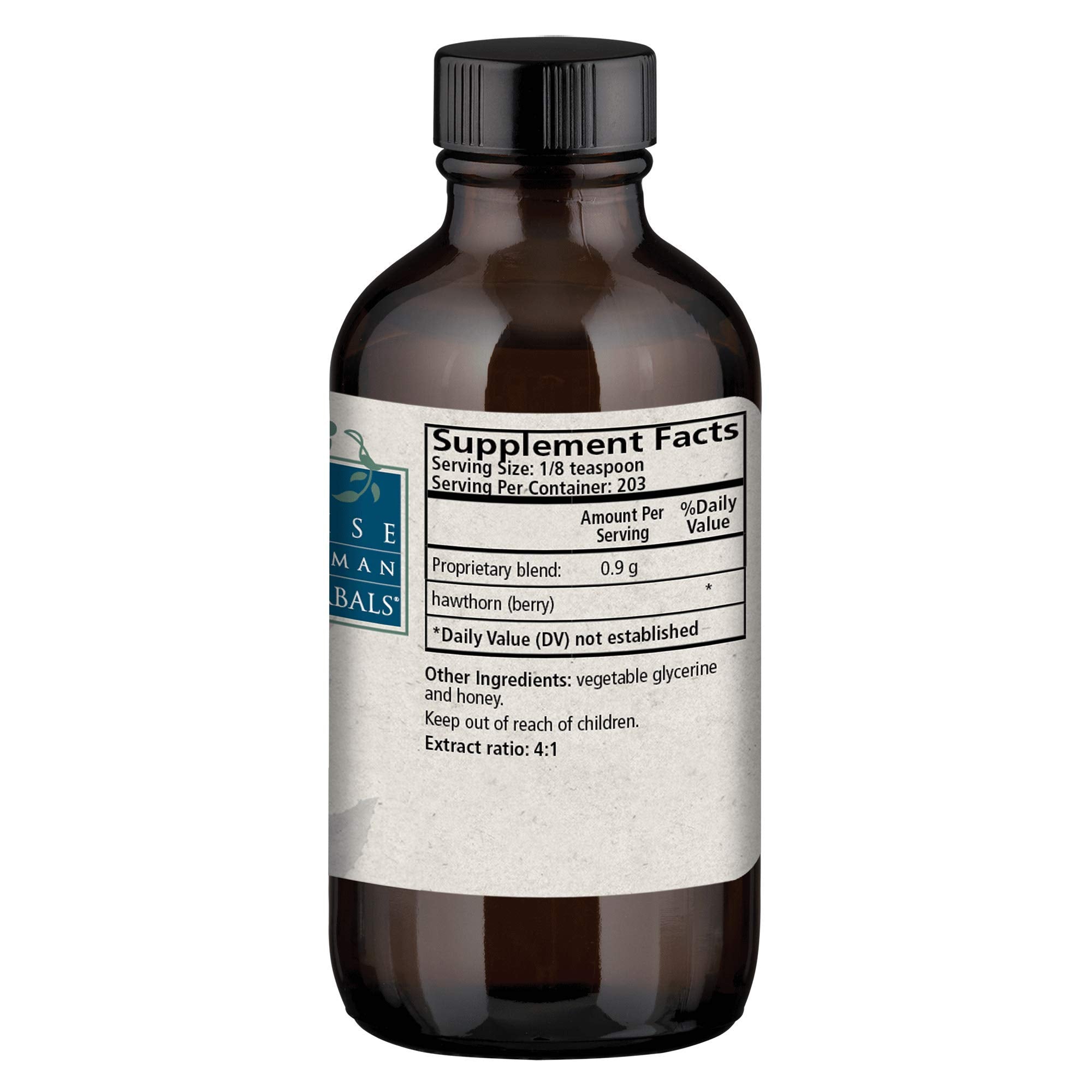 Wise Woman Herbals Hawthorn Berry Solid Extract 4:1 - Alcohol-Free, Extra Strength for Healthy Circulation