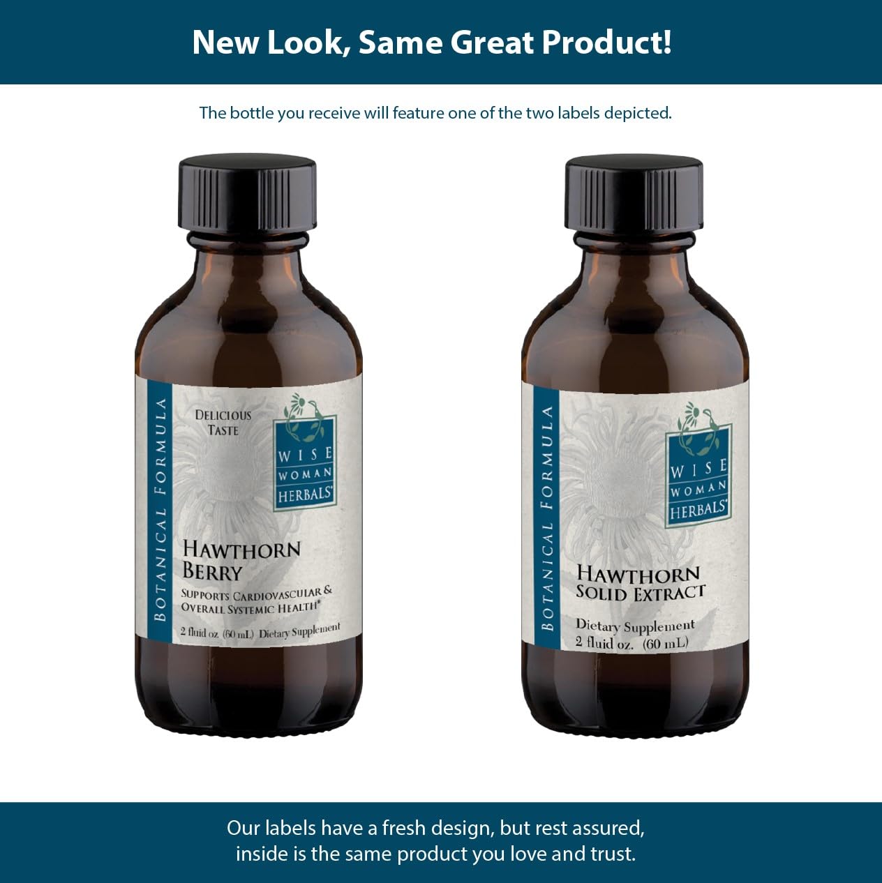 Wise Woman Herbals Hawthorn Berry Solid Extract 4:1 - Alcohol-Free, Extra Strength for Healthy Circulation