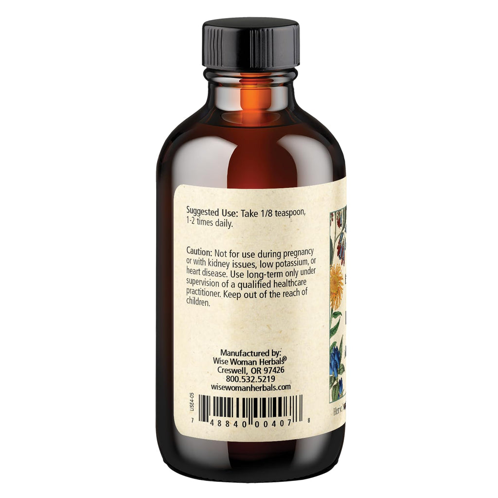 Wise Woman Licorice Botanical Syrup 4:1 - Alcohol-Free, Digestive & Immune Support (4 oz)