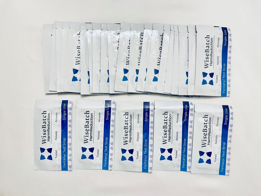 WiseBatch Fentanyl Test Strip Pack (25) + MicroScoop — 99% Accurate, <2 Minutes