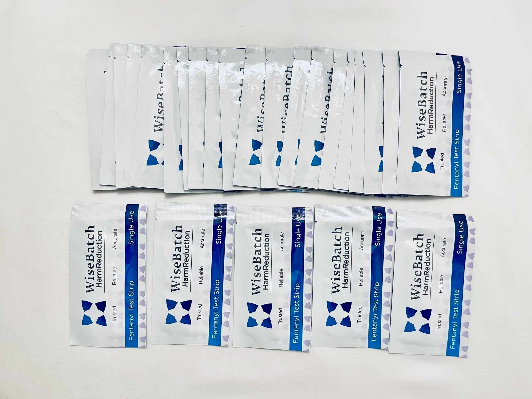 WiseBatch Fentanyl Test Strip Pack (25) + MicroScoop — 99% Accurate, <2 Minutes