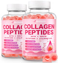 Wiszeen Collagen Gummies for Women – Sugar-Free Hydrolyzed Collagen Type I–X with Biotin, Hyaluronic Acid & Multivitamins
