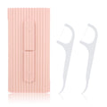 WLLHYF Portable Dental Floss Case – Refillable Travel Flosser (Pink)
