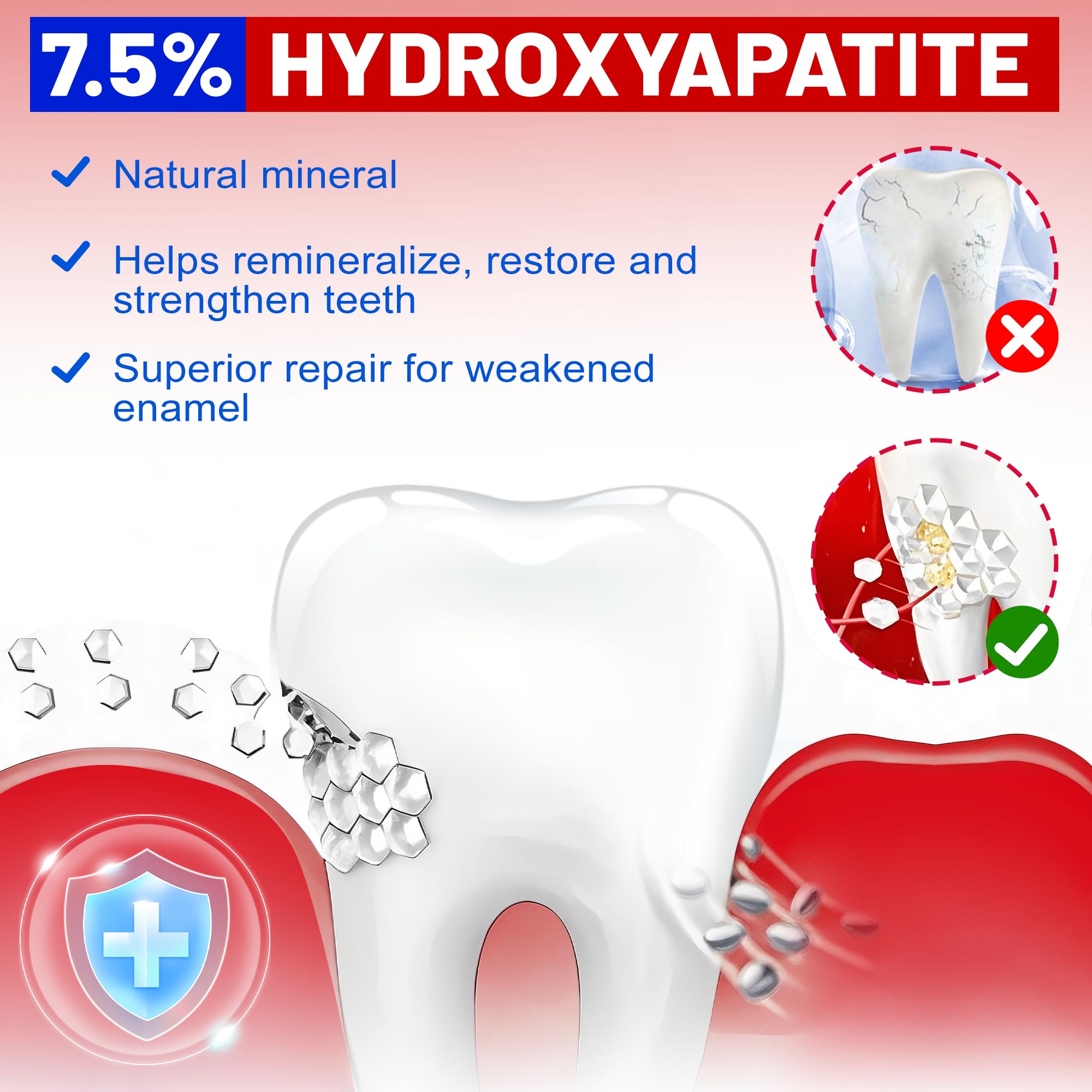 Woadee SP-6 Hydroxyapatite Toothpaste – Probiotic Whitening & Enamel Protection