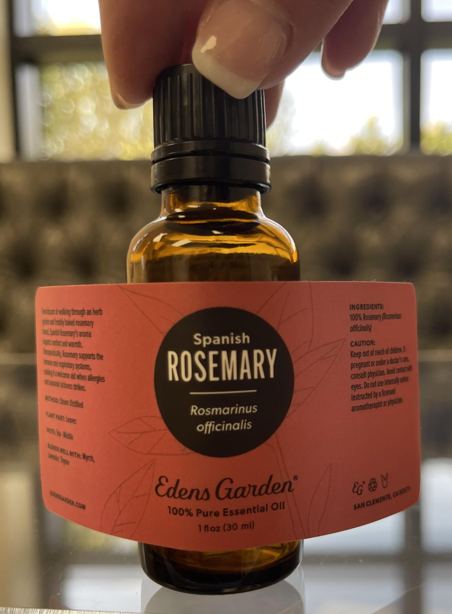 Edens Garden Rosemary Spanish Essential Oil – 30 ml | 100% Pure