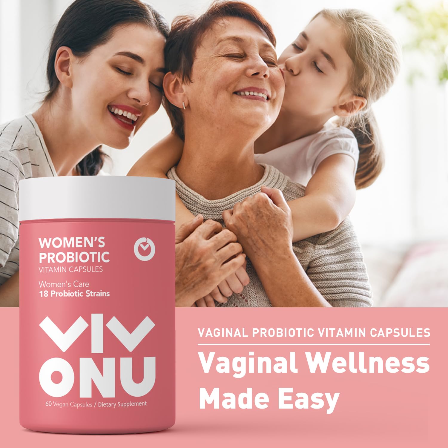 Women’s Probiotic Blend – 60B CFUs, 18 Strains, Immune & Digestive Support