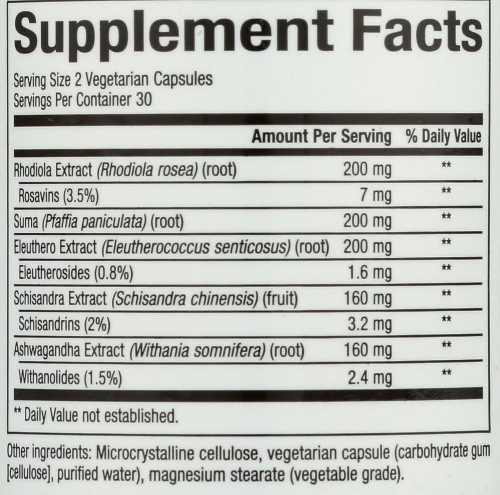 WomenSense AdrenaSense by Natural Factors - Adrenal Support & Stress Relief, 60 Capsules
