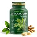 WONDER FAMILY Ashwagandha Complex 800mg with GABA, L-Theanine & B6 – Calm, Focus & Mood (60 Capsules)