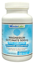 Wonder Laboratories Magnesium Glycinate 500mg – Chelated, Non-GMO, Gluten-Free