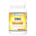 Wonder Laboratories Chelated Zinc Gluconate 50 mg - Immune Support & Cell Growth | 100 Vegetarian Tablets