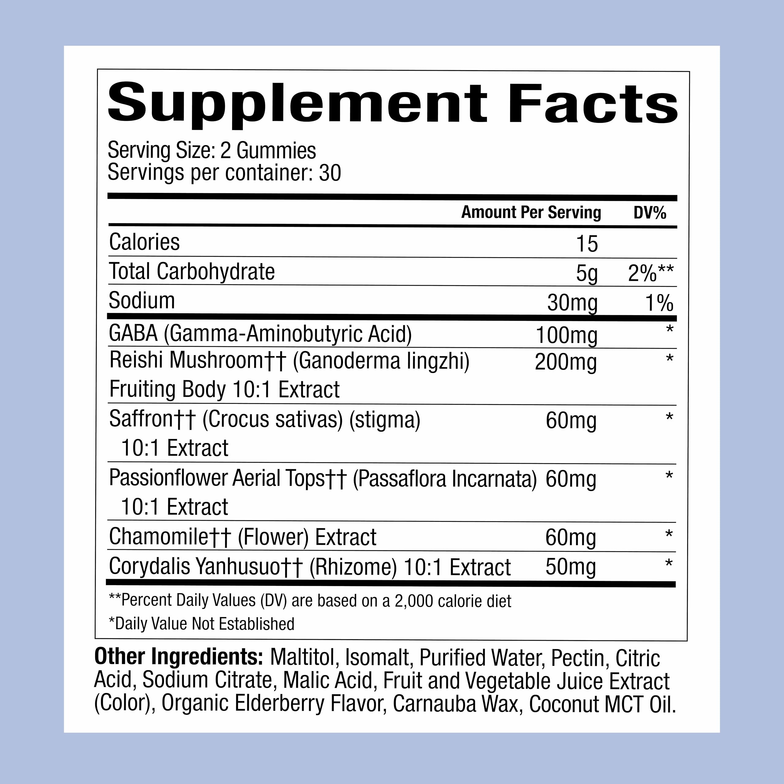 WonderSleep Mushroom Gummies for Sleep & Relaxation – Reishi & Elderberry (60 Count)