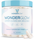 WONDERCOW WonderGlow Hair, Skin & Nails Vitamins | Bovine Colostrum, Collagen & Biotin