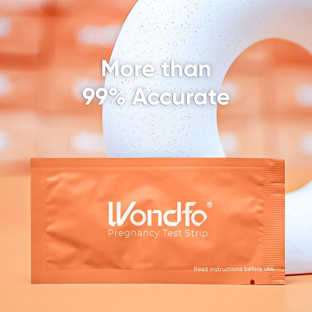 Wondfo 5mm Pregnancy Test Strips – HCG Detection 25 mIU/ml | Home Test (10 Count)