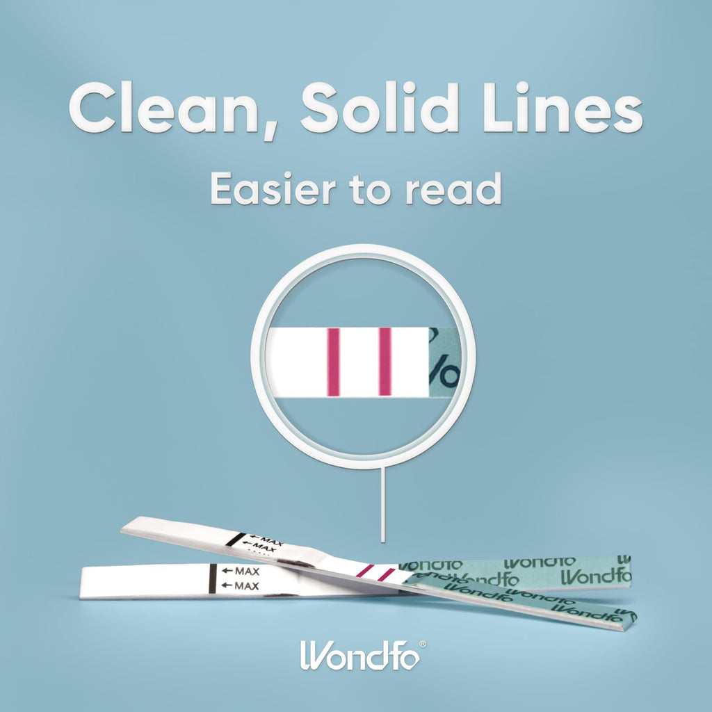 Wondfo Ovulation Test Strips - 25 Count | Fertility Tracking & LH Surge