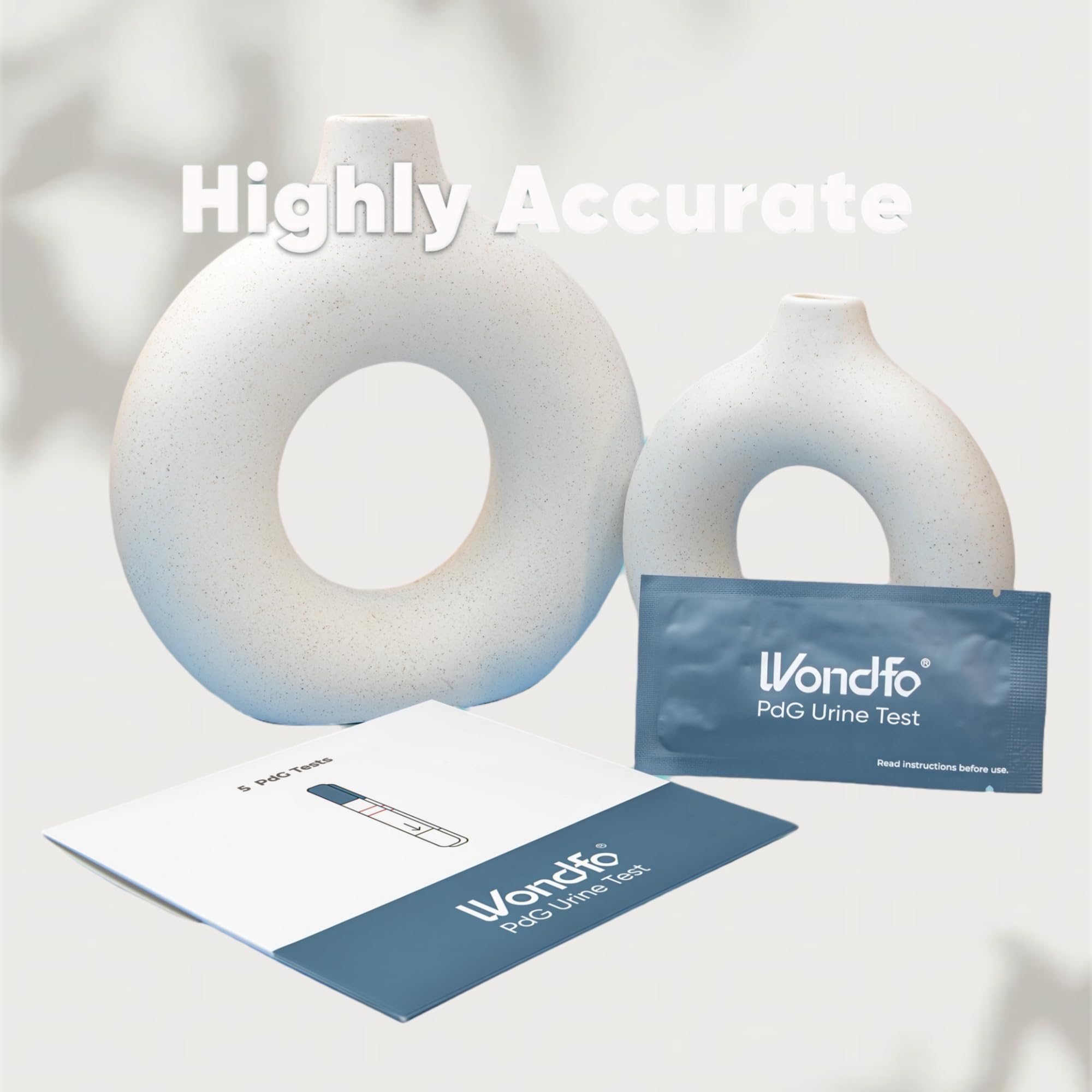 Wondfo PdG Urine Test- 5 Tests to Track Ovulation at Home for Women