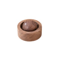 Wooden Essential Oil Diffuser – Round Ball Aromatherapy Diffuser, Walnut & Beech, Office, Car, Yoga