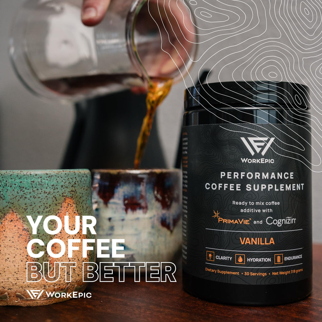WorkEpic Performance Coffee Supplement – Endurance, Focus & Hydration