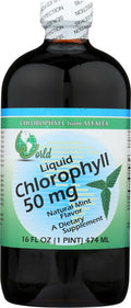 World Organic Liquid Chlorophyll Mint - 50 mg, 16 fl oz
