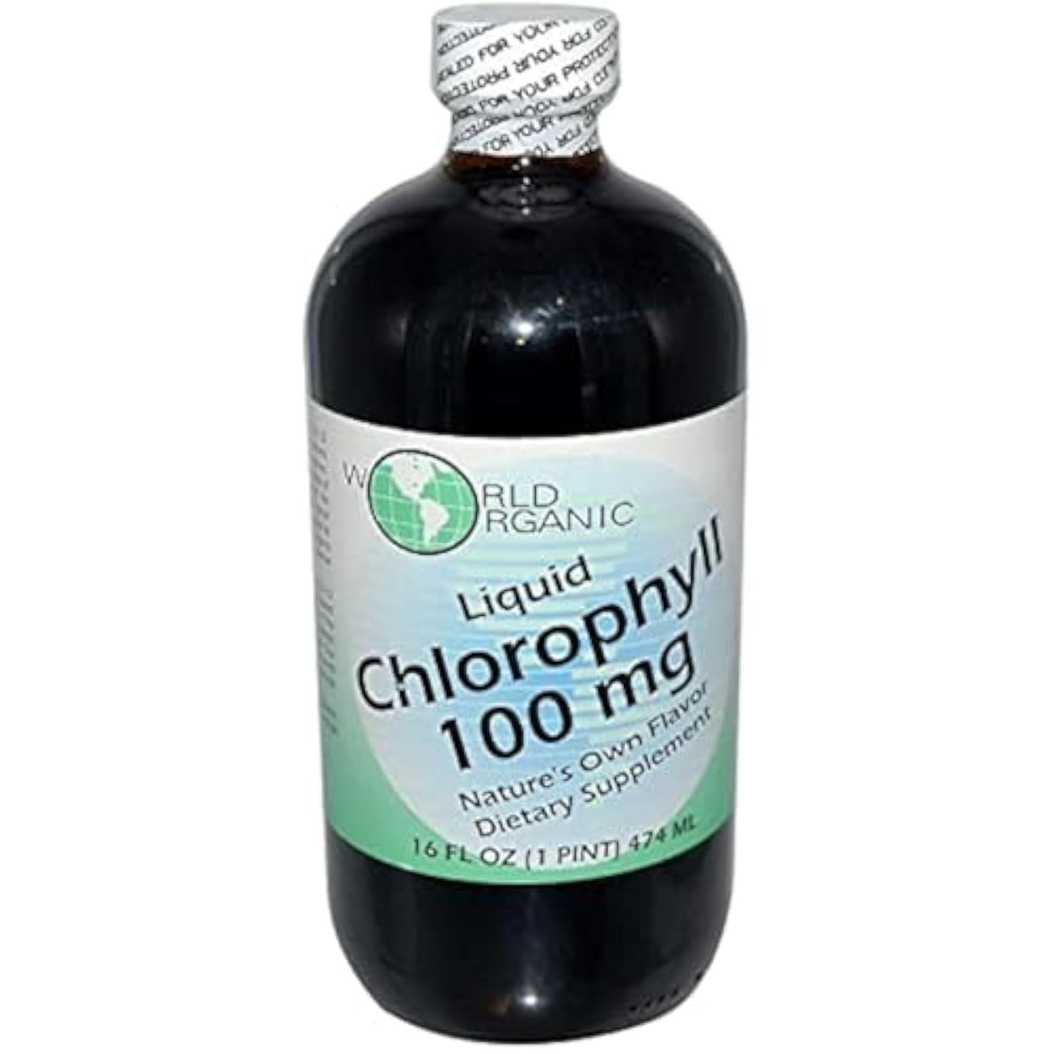 World Organics Organic Chlorophyll Liquid – Preservative-Free from Alfalfa