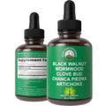 Wormwood Black Walnut Clove Cleanse – Detox & Digestive Support Tincture for Adults & Kids