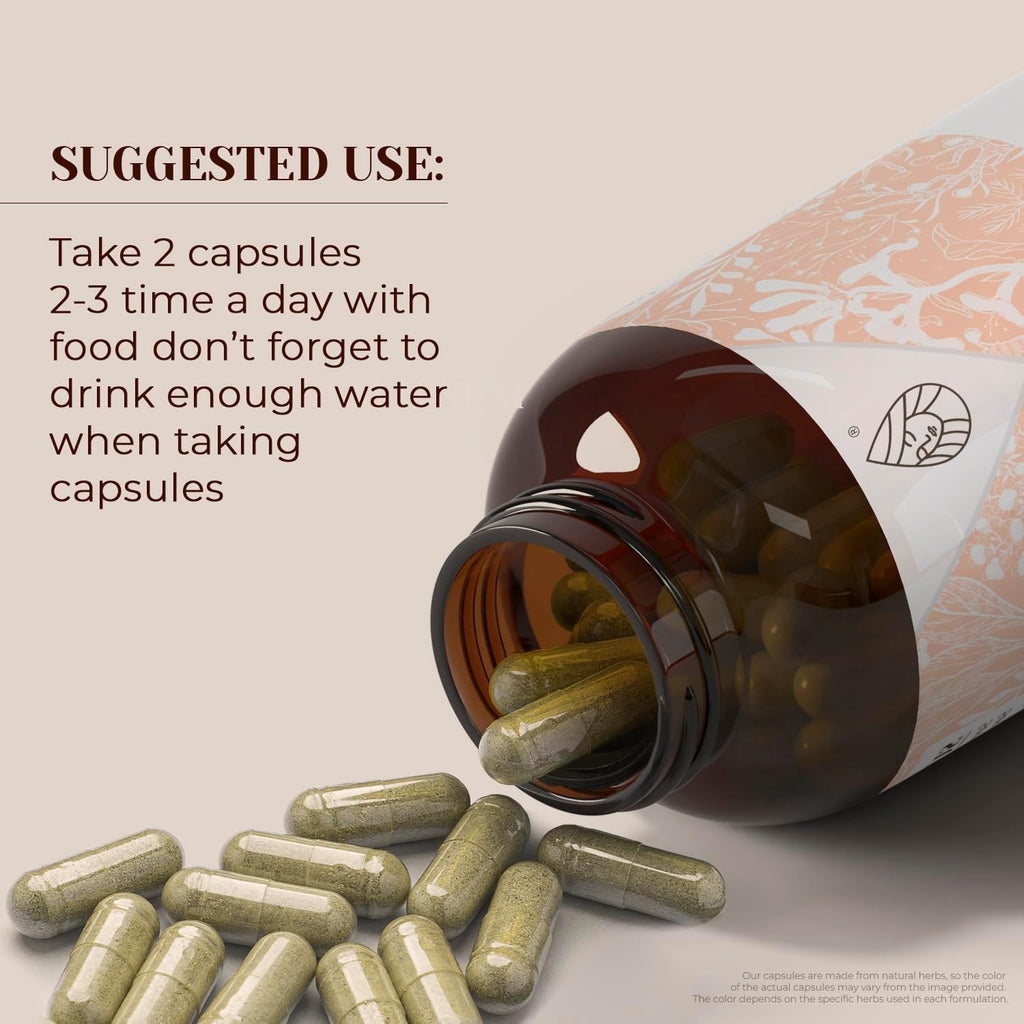 Garden Organics Wormwood 120 Capsules | High-Potency Herbal Supplement