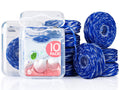Woven Dental Floss - Expandable Waxed Mint Floss for Gentle Oral Care, Whitening, Plaque Removal, Kid-Friendly String Floss, 10 Spools (30 yd Each)