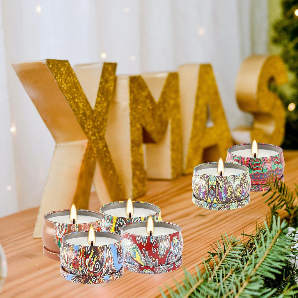 WPONSZU 24 Day Scented Candle Advent Calendar 2025 – Countdown to Christmas (24 Pack)