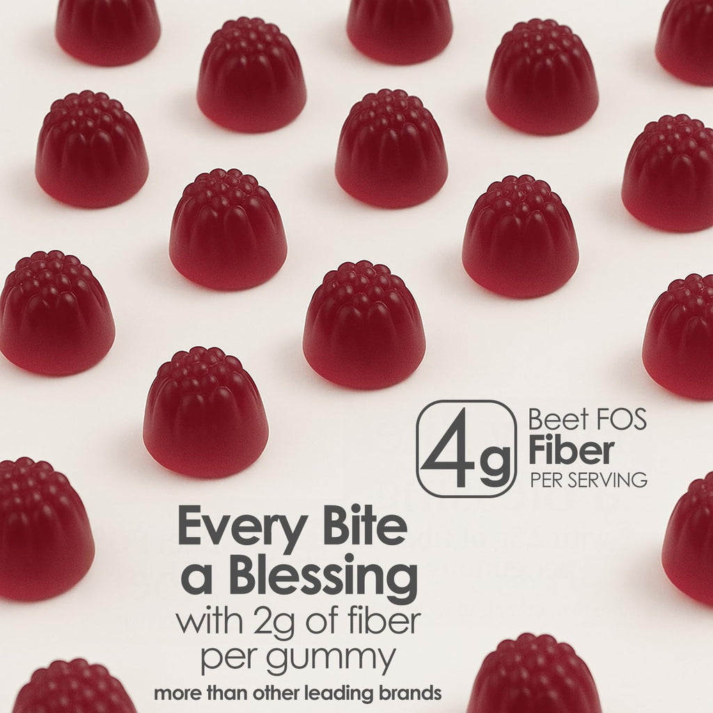 Wuliao Clean Fiber Gummies for Men – Prebiotic Digestive Health (60 Gummies)