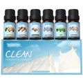 WUSEONY Clean Fragrance Oils Set – Premium Diffuser Essential Oils