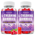 XIAAN L-Theanine Gummies for Kids & Adults – 400mg Chewable L-Theanine, Calm, Zzz & Relaxation, Vegan & Organic Raspberry Flavor, 120 Counts
