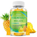 XIAAN Magnesium Malate Gummies 1000mg – CoQ10, L-Theanine & Vitamin B6 | Sugar-Free Pineapple
