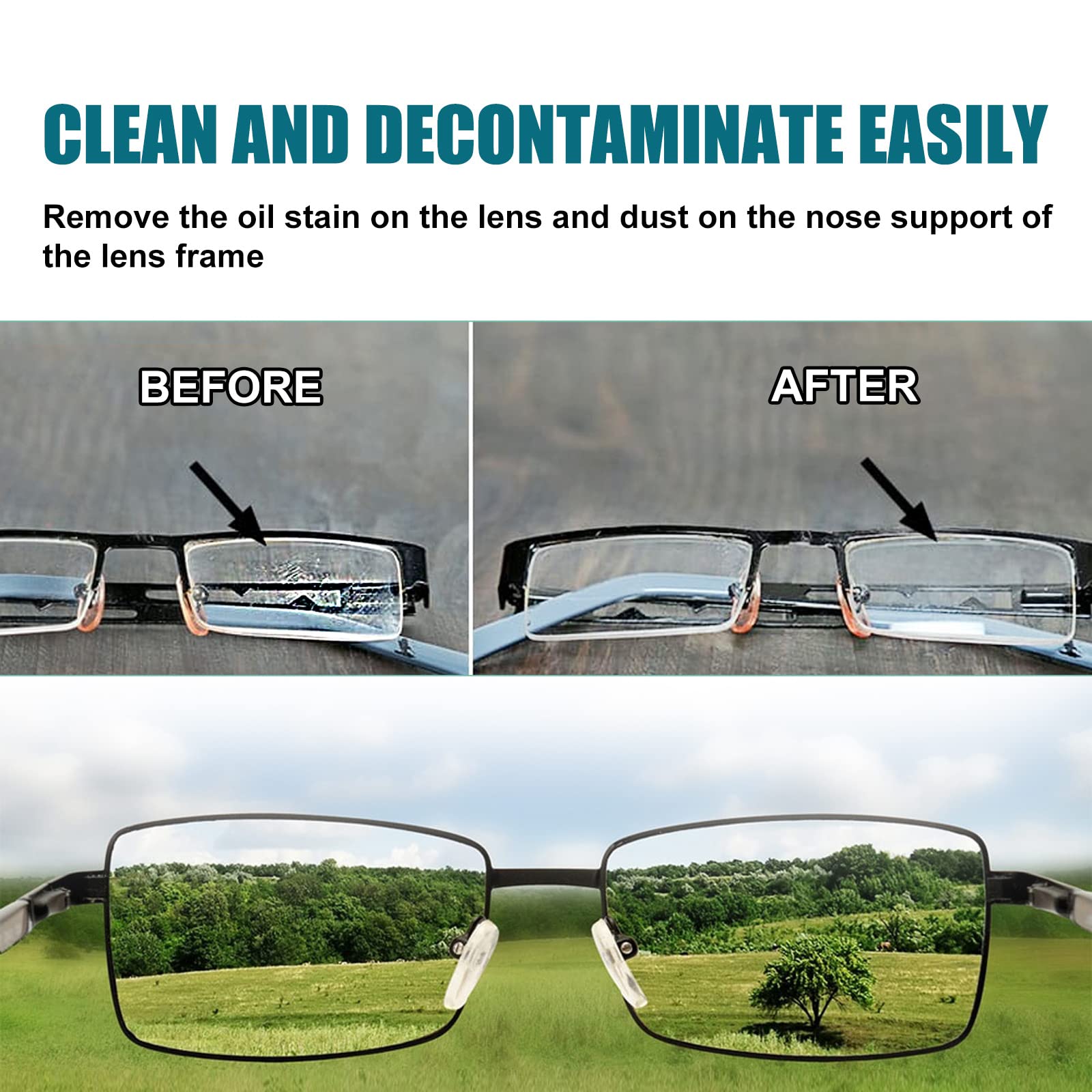 XIRUJNFD Lens Scratch Removal Spray – Eyeglass Scratch Remover (100ml)