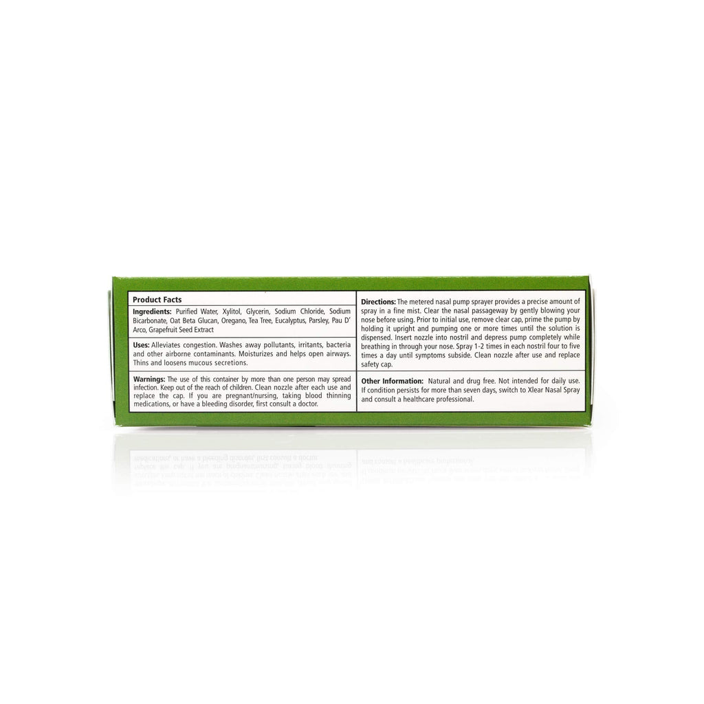 Xlear Natural Xylitol Nasal Spray – Power Trio Bundle (Regular, Rescue & Max) 1.5 fl oz x3