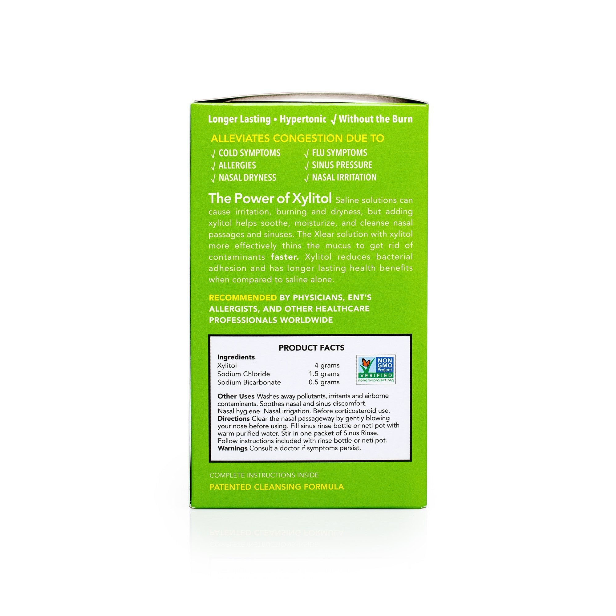 Xlear Natural Xylitol Sinus Rinse Refills – Pack of 2 (50 Count) for Easy Nasal Cleansing
