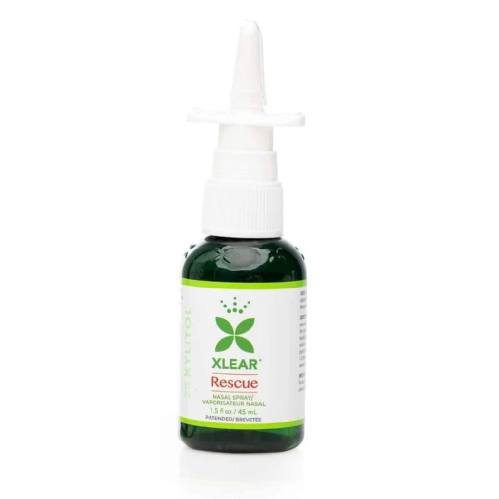 Xlear Rescue Natural Nasal Spray with Xylitol, Oregano & Tea Tree – 1.5 fl oz