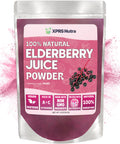 XPRS Nutra Elderberry Juice Powder - Organic Elderberry Powder, Vitamins A & C (4 oz)