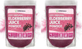 XPRS Nutra Elderberry Juice Powder - Organic Elderberry Powder, Vitamin A & C - 8 oz Pack of 2
